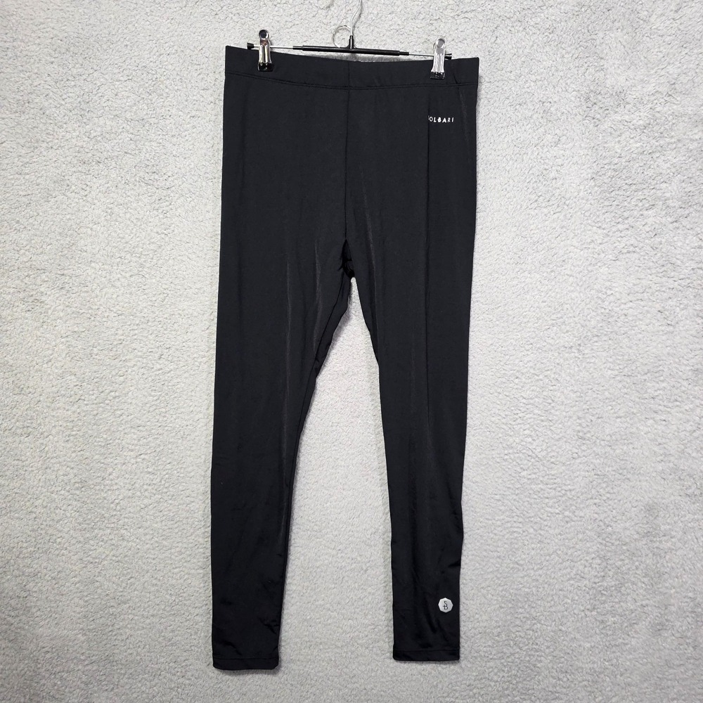 Solbari UPF50+ Swim Leggings Women's Large Black Athleisure Outdoor Activewear